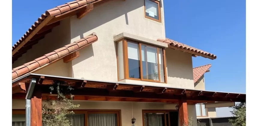 Preciosa Casa La Reina Alta En Condominio Muy Seguro