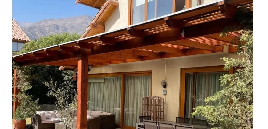 Preciosa Casa La Reina Alta En Condominio Muy Seguro